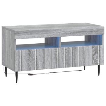 LED-TV-Schrank ZWOLLE 81 x 35 x 43 cm Sonoma-Grau Holzwerkstoff