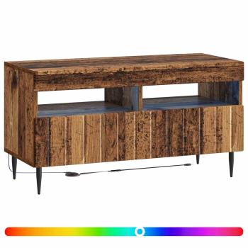 LED-TV-Schrank ZWOLLE 81 x 35 x 43 cm Altholz Holzwerkstoff