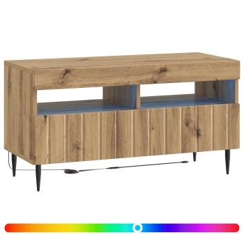 LED-TV-Schrank ZWOLLE 81 x 35 x 43 cm Artisan-Eiche