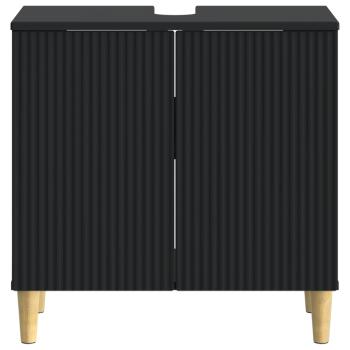 Waschbeckenschrank ARNHEM Schwarz 59,5 x 31,5 x 59 cm