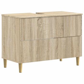 ARDEBO.de - Waschbeckenschrank ARNHEM Sonoma-Eiche 82 x 41 x 59 cm