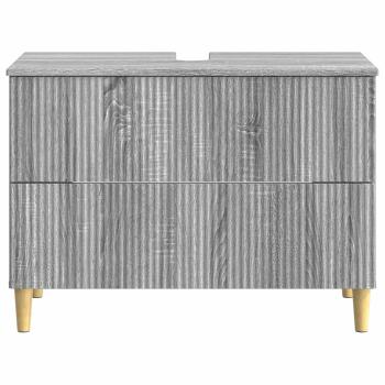 Waschbeckenschrank ARNHEM Sonoma-Grau 82 x 41 x 59 cm