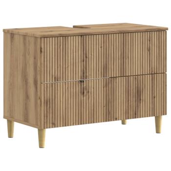 ARDEBO.de - Waschbeckenschrank ARNHEM Artisan-Eiche 82 x 41 x 59 cm