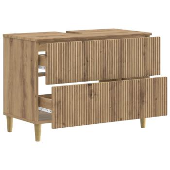 Waschbeckenschrank ARNHEM Artisan-Eiche 82 x 41 x 59 cm