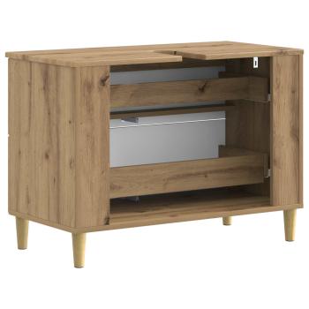 Waschbeckenschrank ARNHEM Artisan-Eiche 82 x 41 x 59 cm