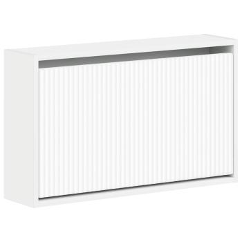 Wandmontierter Schuhschrank ARNHEM 71 x 17 x 43 cm Weiß
