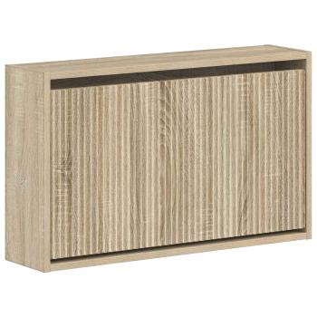 Wandmontierter Schuhschrank ARNHEM 71 x 17 x 43 cm Sonoma-Eiche