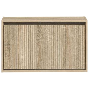 Wandmontierter Schuhschrank ARNHEM 71 x 17 x 43 cm Sonoma-Eiche