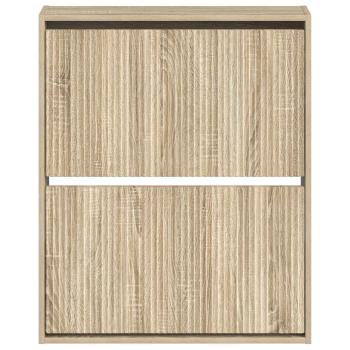 Wandmontierter Schuhschrank ARNHEM 71 x 17 x 86 cm Sonoma-Eiche
