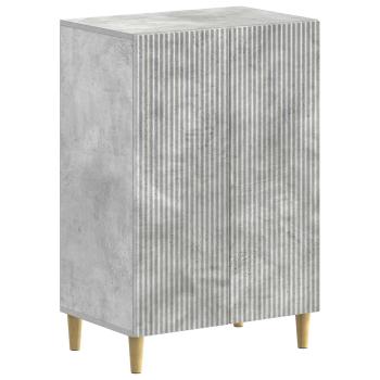 Schuhschrank ARNHEM 59,5 x 39,5 x 90 cm Holzwerkstoff Betongrau