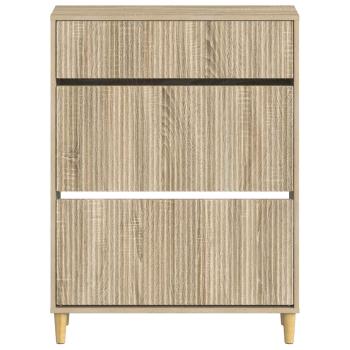 Schuhschrank ARNHEM 78 x 24 x 103 cm Holzwerkstoff Sonoma-Eiche