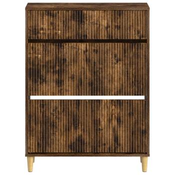 Schuhschrank ARNHEM 78 x 24 x 103 cm Holzwerkstoff Räuchereiche