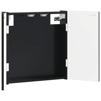 Dartboard Schrank ARNHEM Schwarz 52,5 x 10,5 x 53,5 cm