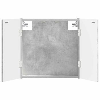 Dartboard Schrank ARNHEM Betongrau 52,5 x 10,5 x 53,5 cm