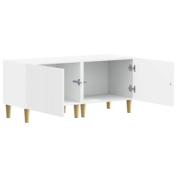 TV-Schrank Weiß Holzwerkstoff