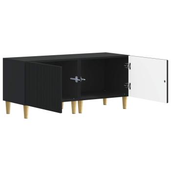 TV-Schrank Schwarz Holzwerkstoff