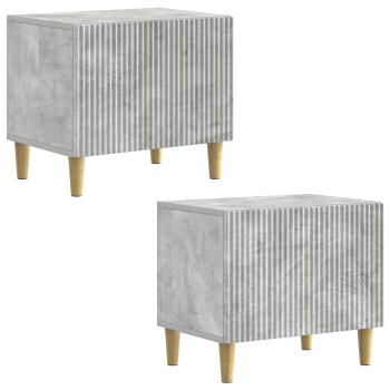 TV-Schrank Betongrau Holzwerkstoff