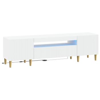 LED-TV-Schrank ARNHEM 153 x 35 x 43 cm Weiß Holzwerkstoff
