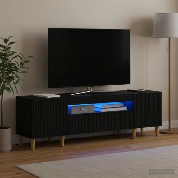 LED-TV-Schrank ARNHEM 153 x 35 x 43 cm Schwarz Holzwerkstoff