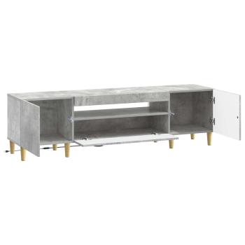 LED-TV-Schrank Betongrau Holzwerkstoff