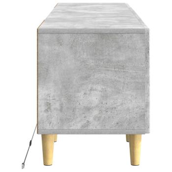 LED-TV-Schrank Betongrau Holzwerkstoff