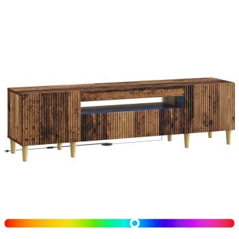 LED-TV-Schrank ARNHEM 153 x 35 x 43 cm Altholz Holzwerkstoff