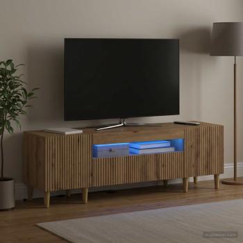LED-TV-Schrank ARNHEM 153 x 35 x 43 cm Artisan-Eiche