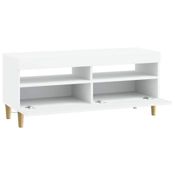LED-TV-Schrank ARNHEM 100 x 35 x 43 cm Weiß Holzwerkstoff