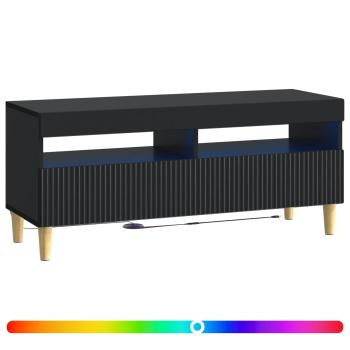 LED-TV-Schrank ARNHEM 100 x 35 x 43 cm Schwarz Holzwerkstoff