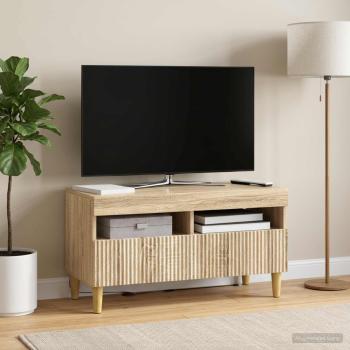 ARDEBO.de - LED-TV-Schrank ARNHEM 81 x 35 x 43 cm Sonoma-Eiche