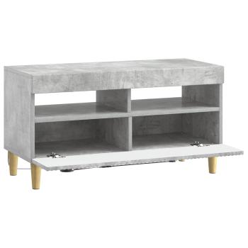 LED-TV-Schrank ARNHEM 81 x 35 x 43 cm Betongrau Holzwerkstoff