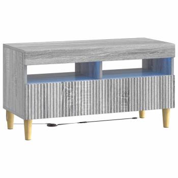 LED-TV-Schrank ARNHEM 81 x 35 x 43 cm Sonoma-Grau Holzwerkstoff