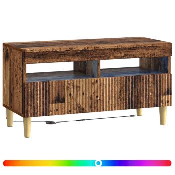 LED-TV-Schrank ARNHEM 81 x 35 x 43 cm Altholz Holzwerkstoff