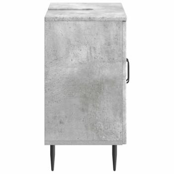 Waschbeckenschrank HAARLEM Betongrau 59,5 x 31,5 x 59 cm