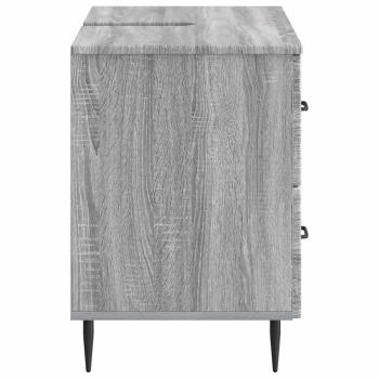 Waschbeckenschrank HAARLEM Sonoma-Grau 82 x 41 x 58,5 cm