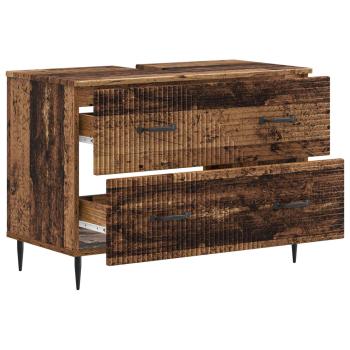 Waschbeckenschrank HAARLEM Altholz 82 x 41 x 58,5 cm