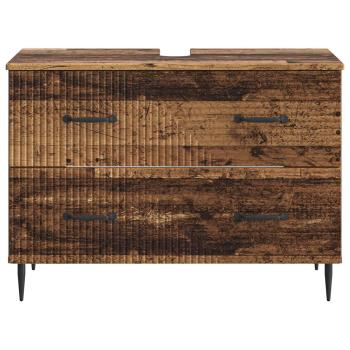 Waschbeckenschrank HAARLEM Altholz 82 x 41 x 58,5 cm