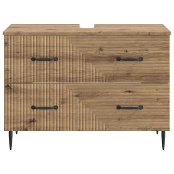 Waschbeckenschrank HAARLEM Artisan-Eiche 82 x 41 x 58,5 cm