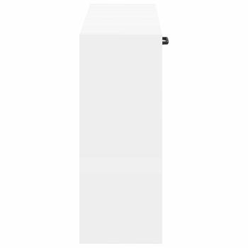 Wandmontierter Schuhschrank HAARLEM 71 x 17 x 43 cm Weiß