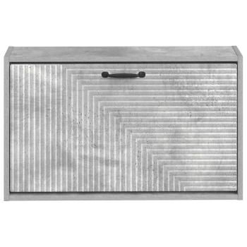 Wandmontierter Schuhschrank HAARLEM 71 x 17 x 43 cm Betongrau