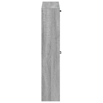 Wandmontierter Schuhschrank HAARLEM 71 x 17 x 86 cm Sonoma-Grau