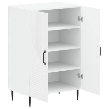 Schuhschrank HAARLEM 59,5 x 39,5 x 89,5 cm Holzwerkstoff Weiß