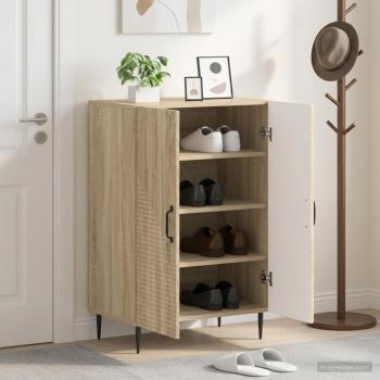ARDEBO.de - Schuhschrank HAARLEM 59,5 x 39,5 x 89,5 cm Holzwerkstoff