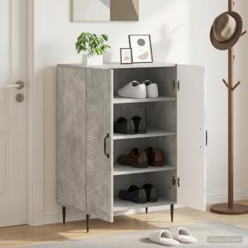 ARDEBO.de - Schuhschrank HAARLEM 59,5 x 39,5 x 89,5 cm Holzwerkstoff
