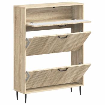 Schuhschrank HAARLEM 78 x 24 x 103 cm Holzwerkstoff