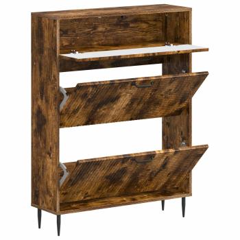 Schuhschrank HAARLEM 78 x 24 x 103 cm Holzwerkstoff