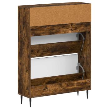 Schuhschrank HAARLEM 78 x 24 x 103 cm Holzwerkstoff