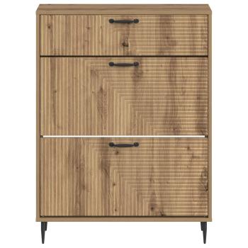Schuhschrank HAARLEM 78 x 24 x 103 cm Holzwerkstoff