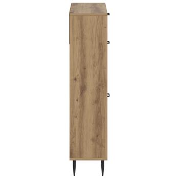 Schuhschrank HAARLEM 78 x 24 x 103 cm Holzwerkstoff