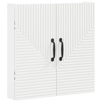 Dartboard Schrank HAARLEM Wei? 52,5 x 10,5 x 53,5 cm